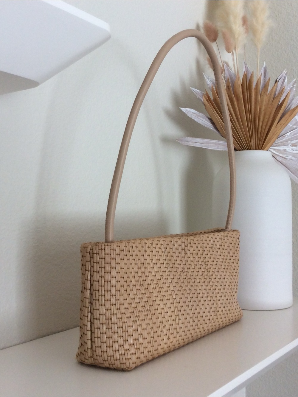 Moda Luxe Lucy - ST Woven Shoulder Bag in Natural - NWOT - Picture 5 of 14